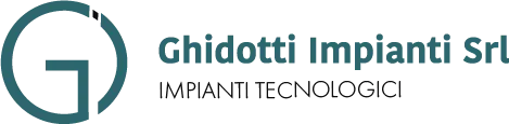 Logo con 'G' stilizzata dentro un cerchio seguita dal testo 'Ghidotti Implant Srl'.